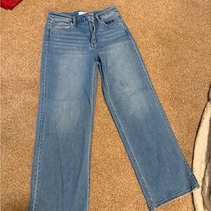 Flying Monkey Light Blue Wide-Leg Jeans